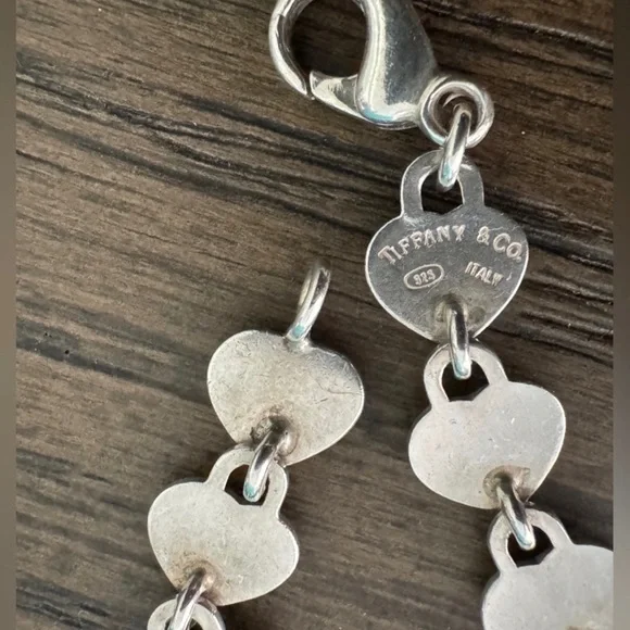 Tiffany & Co. Silver Heart Charm Necklace - Picture 4 of 11